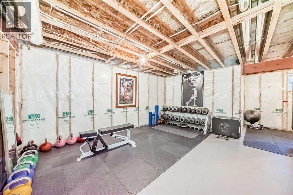 105 Elgin Meadows Circle Se, Calgary, AB - Indoor Photo Showing Basement