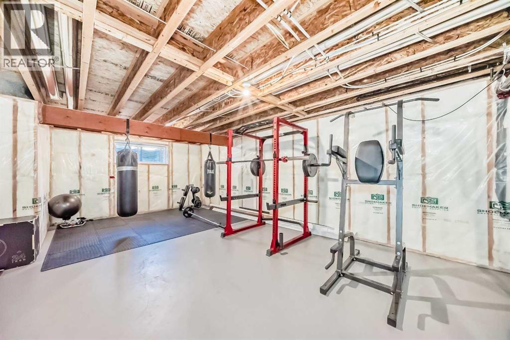 105 Elgin Meadows Circle Se, Calgary, AB - Indoor Photo Showing Basement