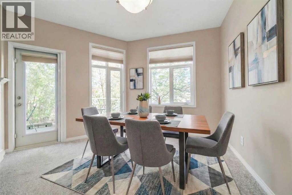 1113, 1113 Lake Fraser Green Se, Calgary, AB - Indoor Photo Showing Dining Room