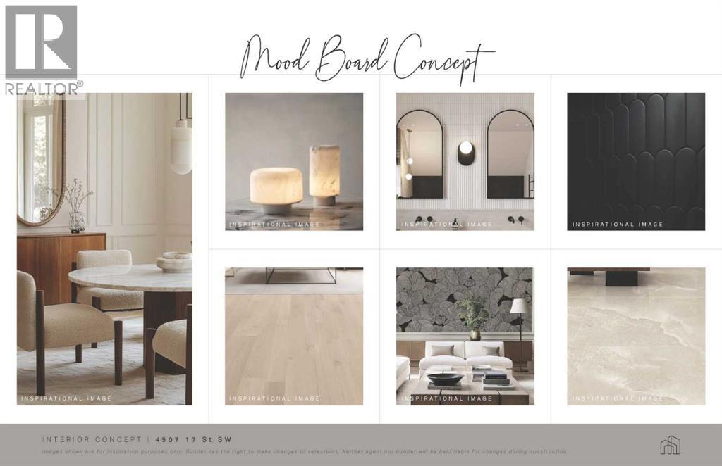 *Photos are for inspiration purposes only, actual layouts and finishes will vary - 4507 17 Street Sw, Calgary, AB - Other