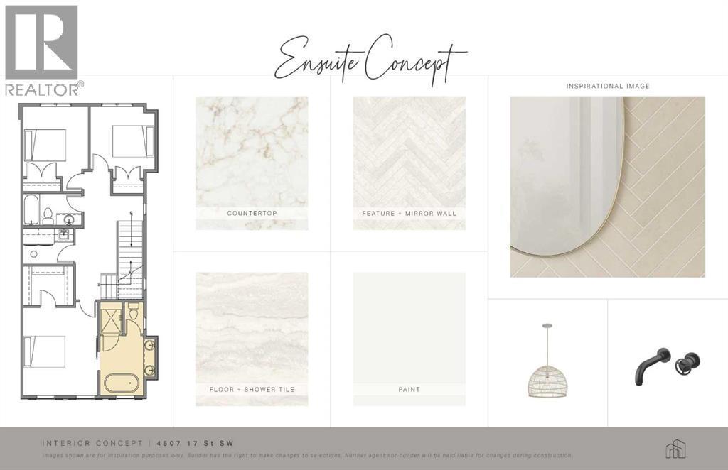 *Photos are for inspiration purposes only, actual layouts and finishes will vary - 4507 17 Street Sw, Calgary, AB - Other