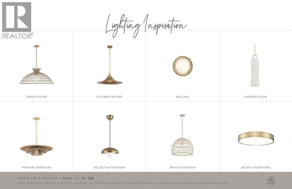 *Photos are for inspiration purposes only, actual layouts and finishes will vary - 4507 17 Street Sw, Calgary, AB - Other