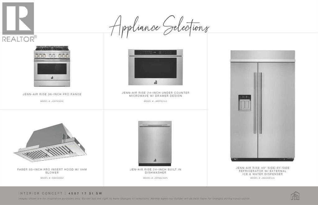 *Photos are for inspiration purposes only, actual layouts and finishes will vary - 4507 17 Street Sw, Calgary, AB - Other