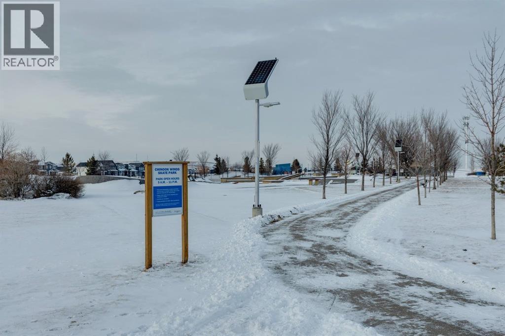 Chinook Winds Skate Park - 1124 Chinook Gate Bay Sw, Airdrie, AB - Outdoor With View