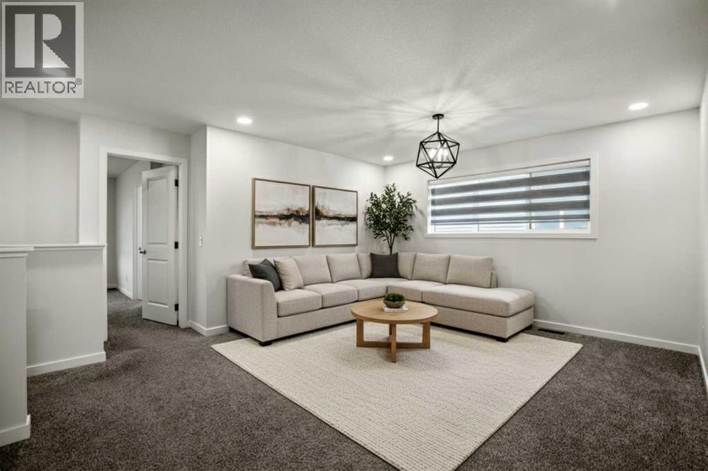 223 Savanna Way Ne, Calgary, AB - Indoor Photo Showing Living Room