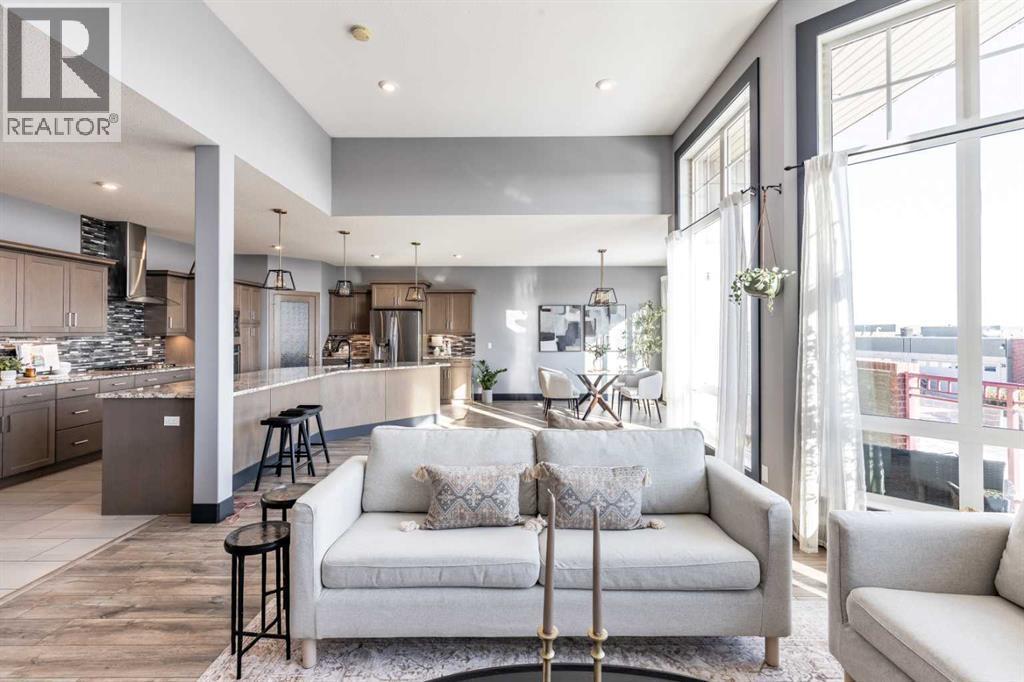 22 Palisades Lane Ne, Medicine Hat, AB - Indoor Photo Showing Living Room