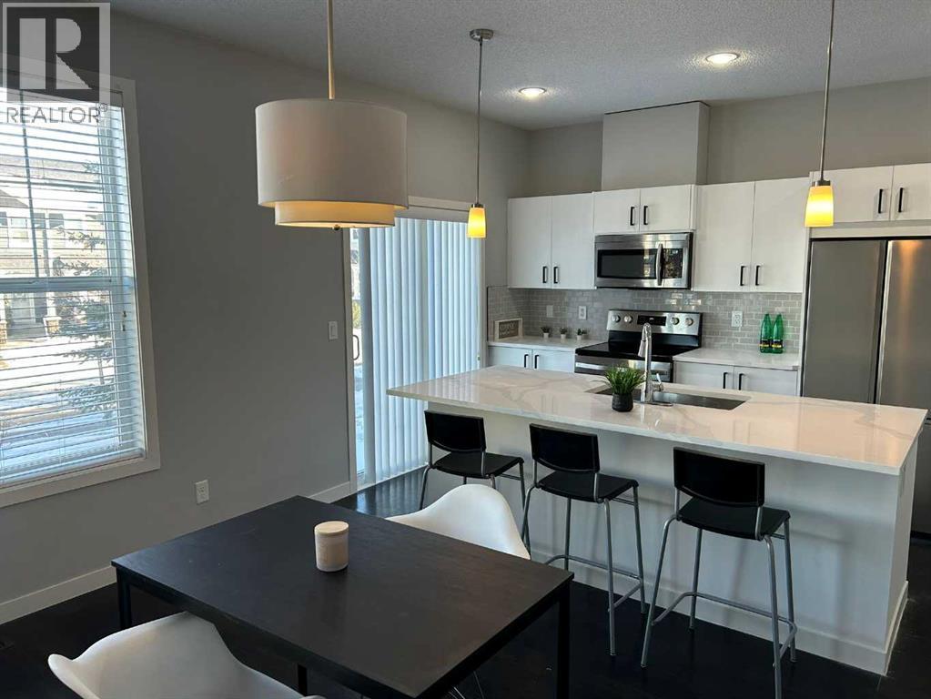 1101, 881 Sage Valley Boulevard Nw, Calgary, AB - Indoor Photo Showing Kitchen With Upgraded Kitchen