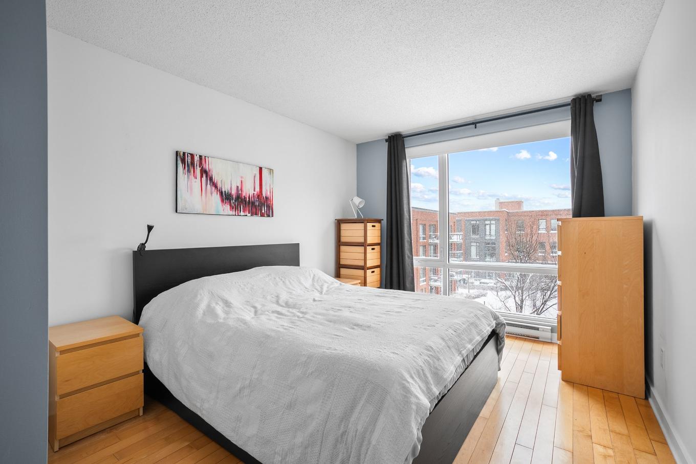 Chambre à coucher principale - C-403-2281 Av. Desjardins, Montréal (Mercier/Hochelaga-Maisonneuve), QC - Indoor Photo Showing Bedroom
