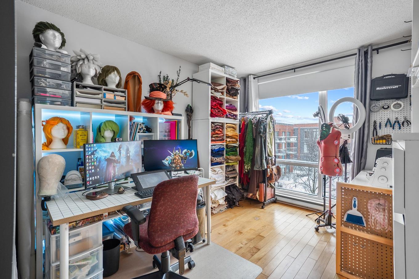 Chambre à coucher - C-403-2281 Av. Desjardins, Montréal (Mercier/Hochelaga-Maisonneuve), QC - Indoor Photo Showing Office