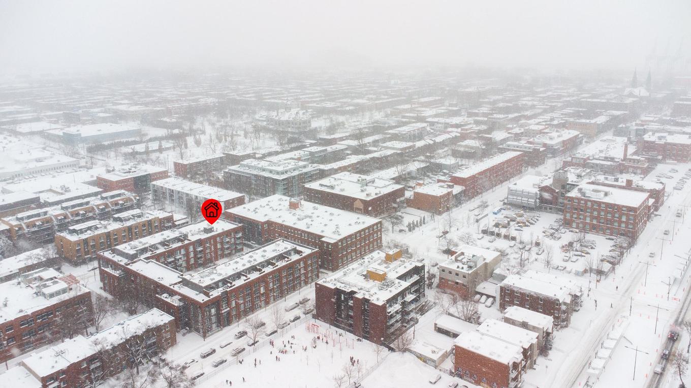 Photo aérienne - C-403-2281 Av. Desjardins, Montréal (Mercier/Hochelaga-Maisonneuve), QC - Outdoor With View