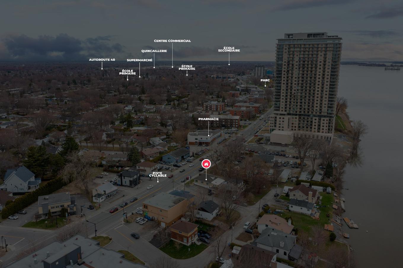 Aerial photo - 224 Rue Notre-Dame, Repentigny (Repentigny), QC - Outdoor With View