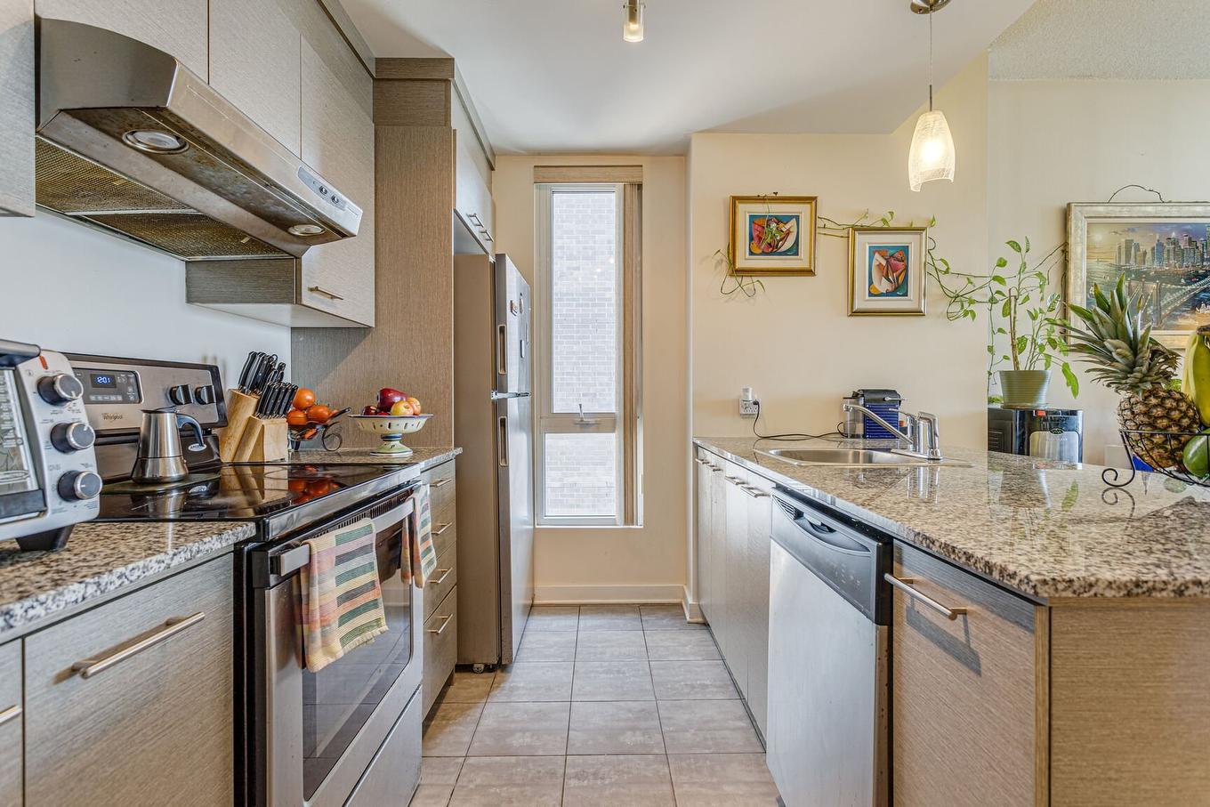 Cuisine - 1409-10150 Place De L'Acadie, Montréal (Ahuntsic-Cartierville), QC - Indoor Photo Showing Kitchen