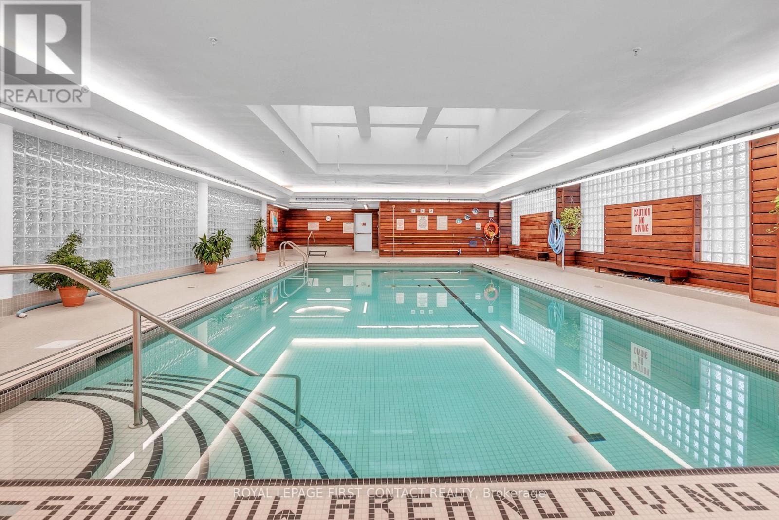 605 - 140 Dunlop Street E, Barrie, ON - Indoor Photo Showing Other Room With In Ground Pool