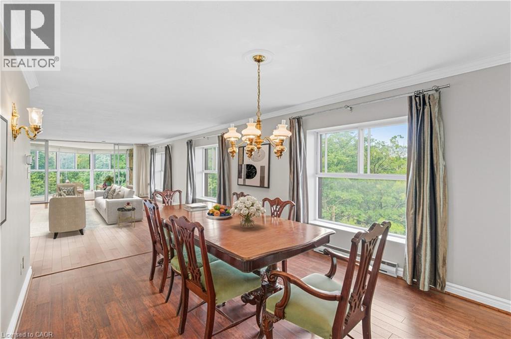 Virtually Staged - 20 Berkley Road Unit# 702, Cambridge, ON - Indoor Photo Showing Dining Room