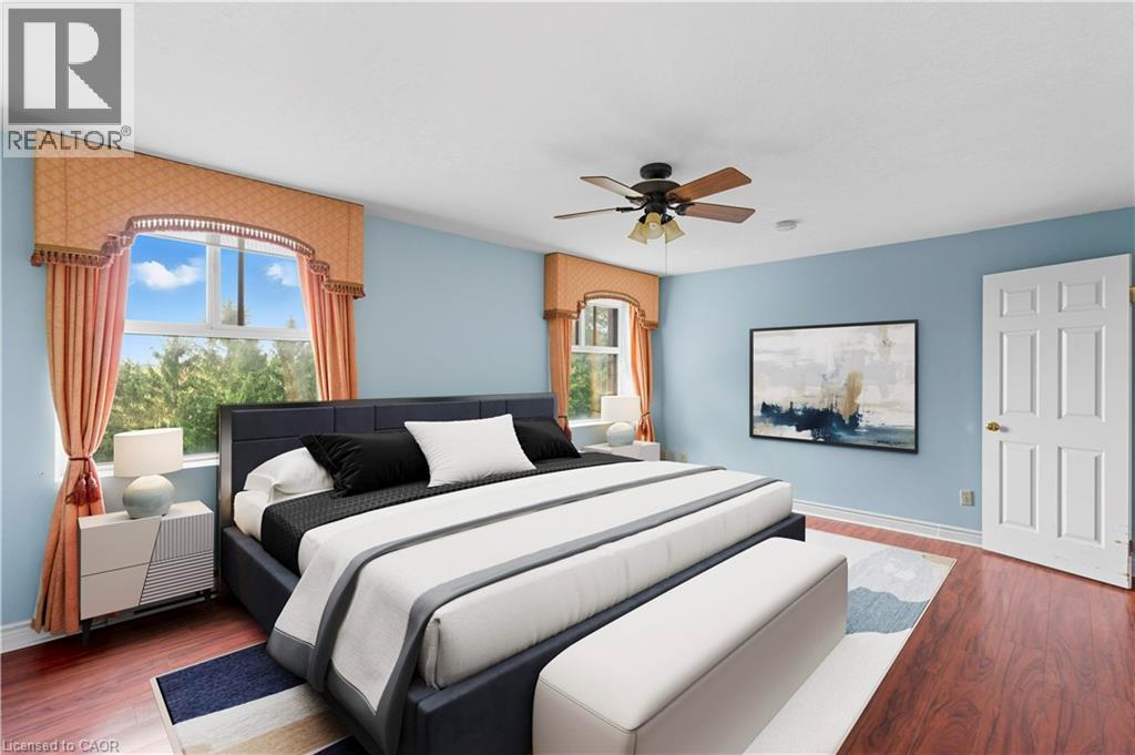 Virtually Staged - 20 Berkley Road Unit# 702, Cambridge, ON - Indoor Photo Showing Bedroom