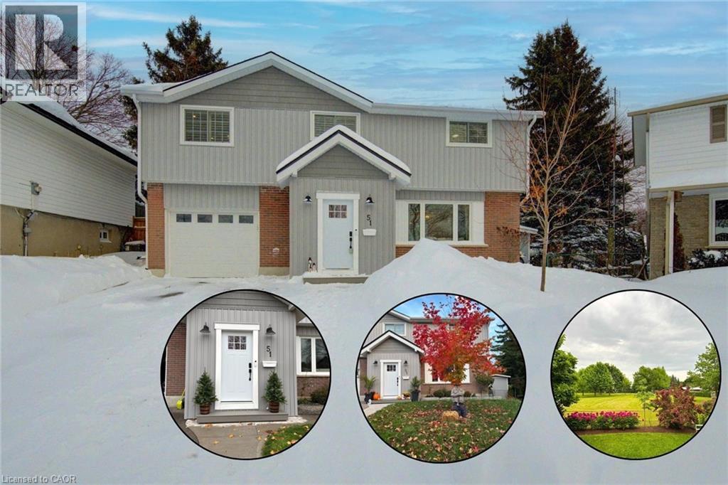 51 Nathaniel - beautiful in all the seasons - 51 Nathaniel Crescent, Kitchener, ON - Outdoor With Facade