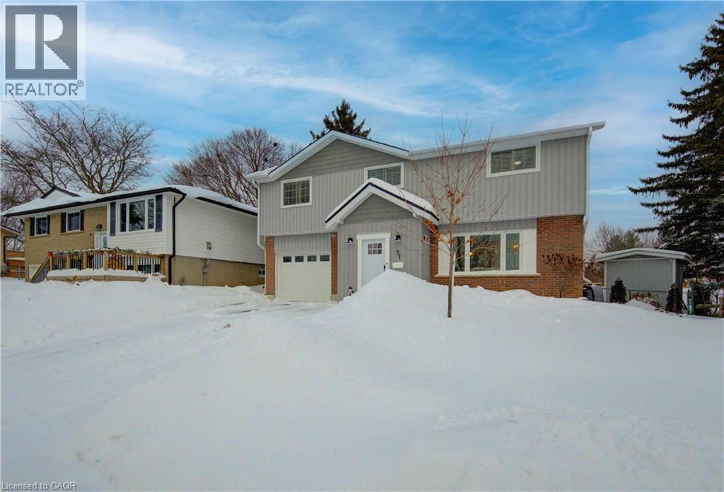 Double wide driveway fits 3 cars easily - 51 Nathaniel Crescent, Kitchener, ON - Outdoor
