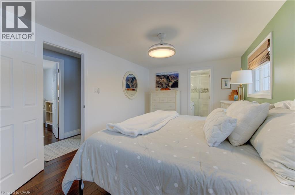 Primary comfortably fits a king sized bed - 51 Nathaniel Crescent, Kitchener, ON - Indoor Photo Showing Bedroom