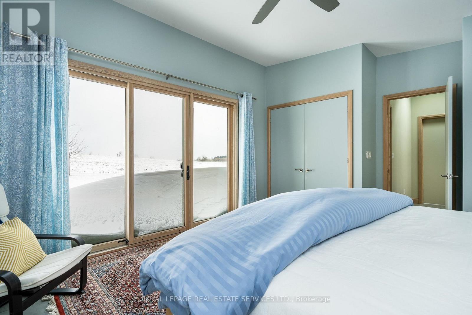 View looking East - 837177 4Th Line E, Mulmur, ON - Indoor Photo Showing Bedroom