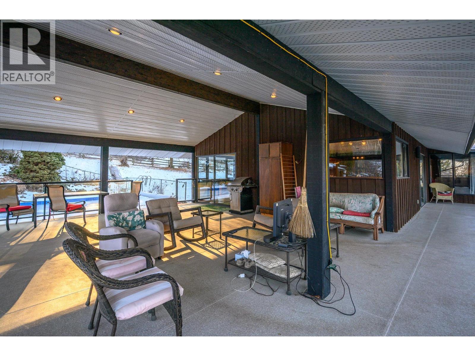 5860 Learmouth Road, Lavington, BC - Outdoor With Deck Patio Veranda With Exterior