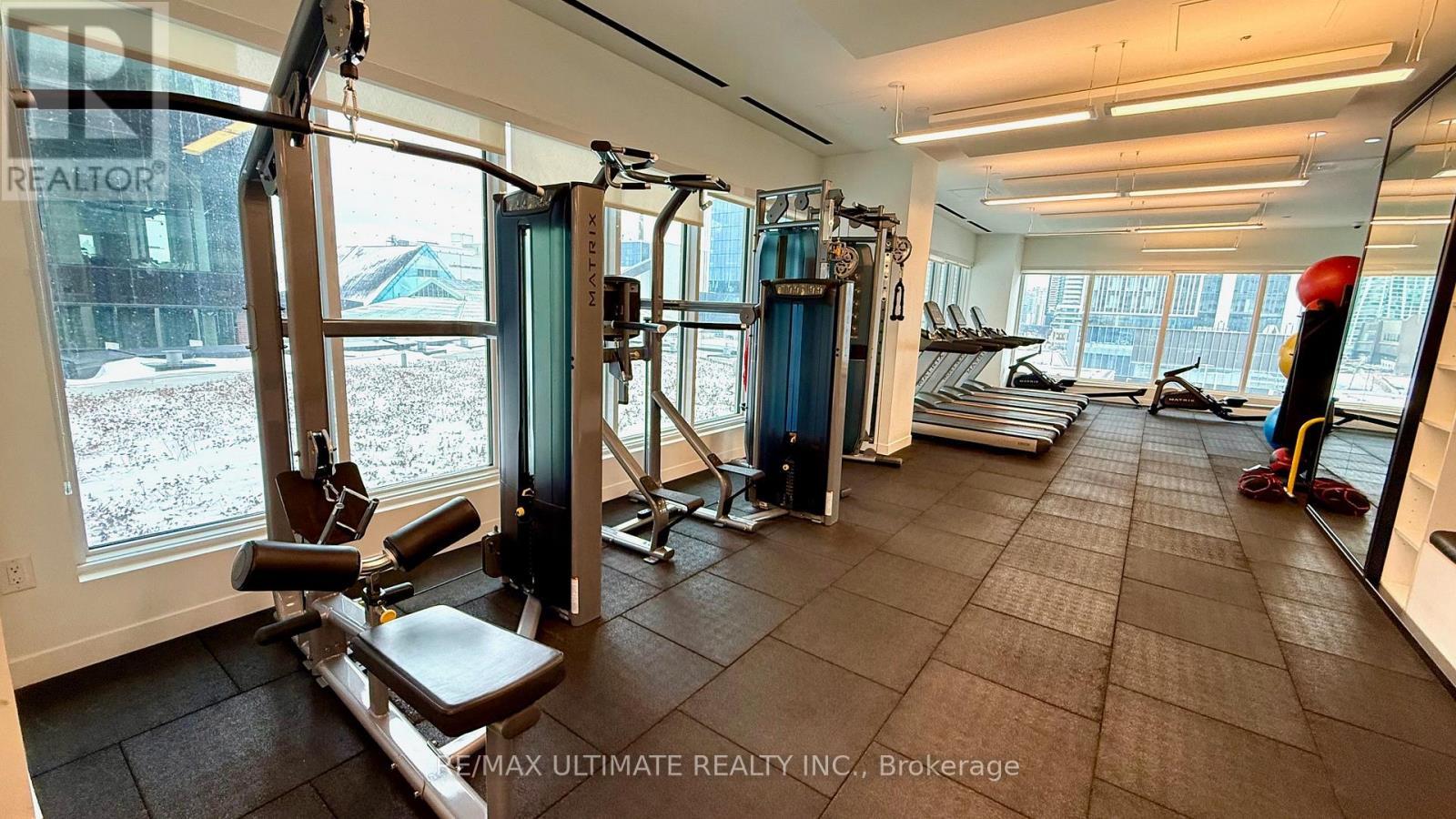 1101 - 15 Lower Jarvis Street, Toronto, ON - Indoor Photo Showing Gym Room