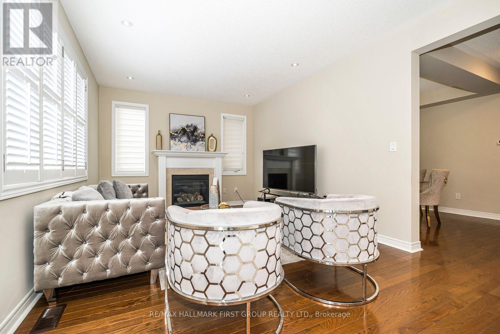 49 Bignell Crescent, Ajax, ON - Indoor With Fireplace