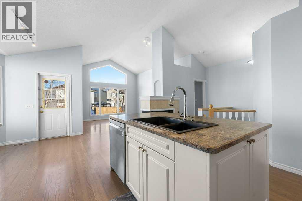 58 Chaparral Close Se, Calgary, AB - Indoor Photo Showing Kitchen With Double Sink