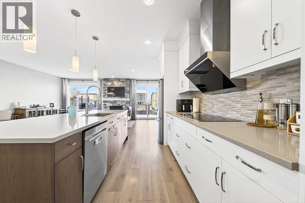 13 Cranbrook Close Se, Calgary, AB - Indoor Photo Showing Kitchen With Upgraded Kitchen