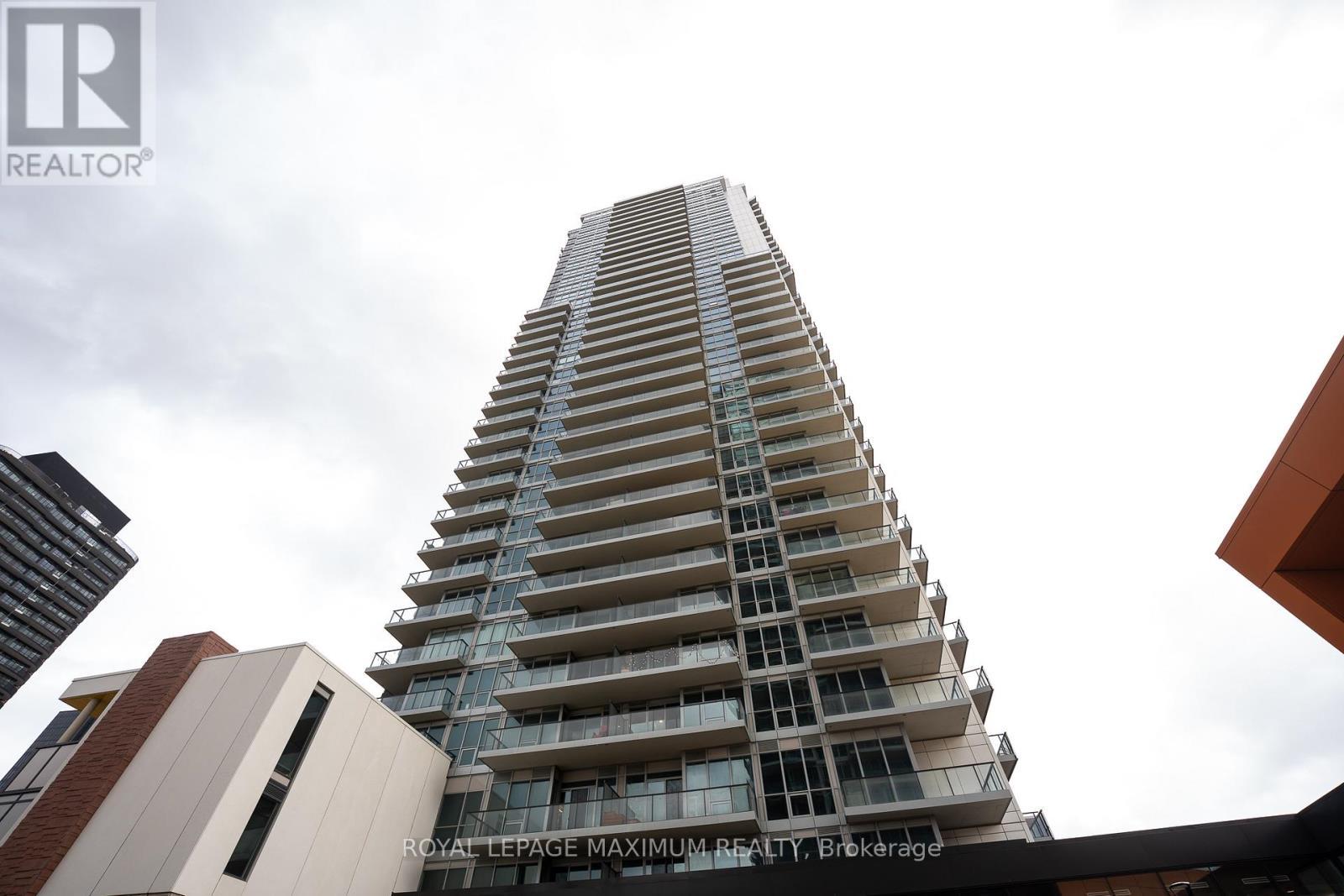 502 - 95 Mcmahon Drive, Toronto, ON - Outdoor With Balcony With Facade