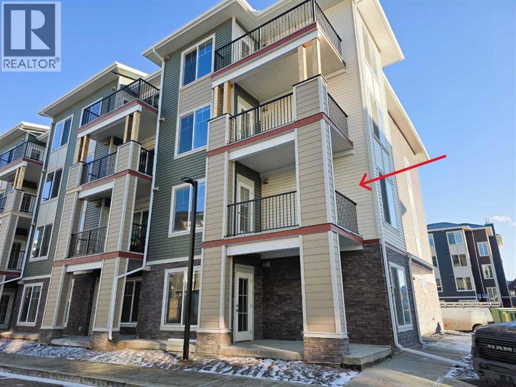 2220, 15 Skyview Point Crescent, Calgary, AB - Outdoor With Balcony With Facade