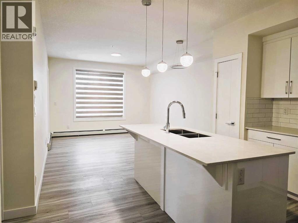 2220, 15 Skyview Point Crescent, Calgary, AB - Indoor Photo Showing Kitchen With Double Sink With Upgraded Kitchen