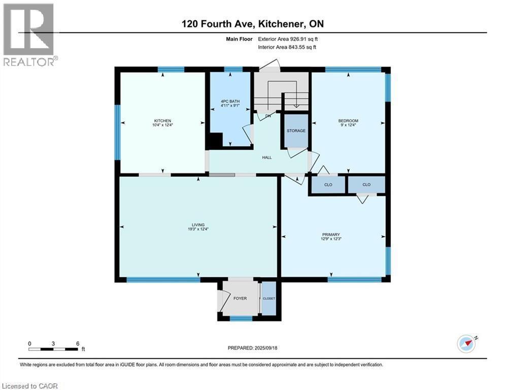 View of room layout - 120 Fourth Avenue, Kitchener, ON - Other