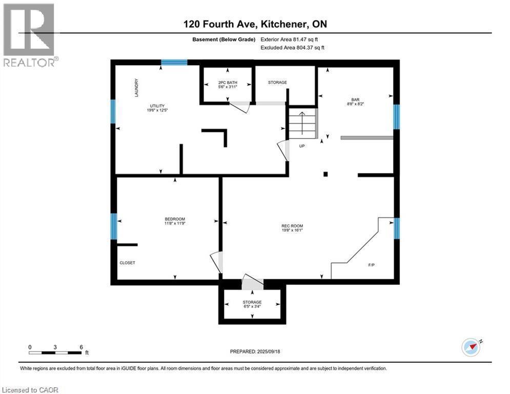 View of property floor plan - 120 Fourth Avenue, Kitchener, ON - Other