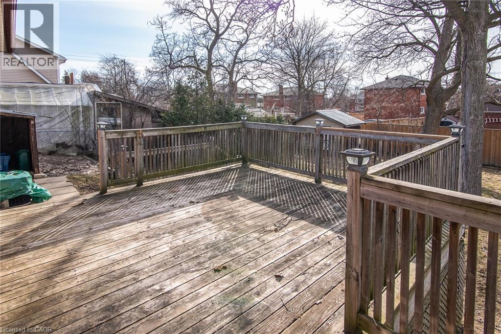 View of deck - 120 Fourth Avenue, Kitchener, ON - Outdoor With Exterior