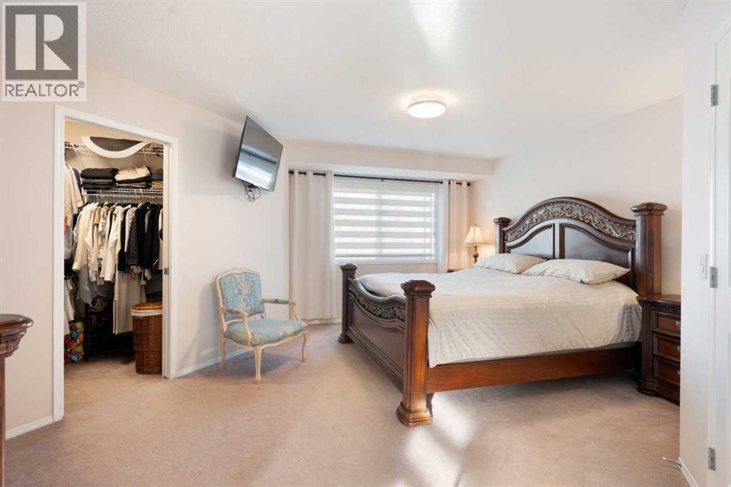 25 Cranwell Place Se, Calgary, AB - Indoor Photo Showing Bedroom