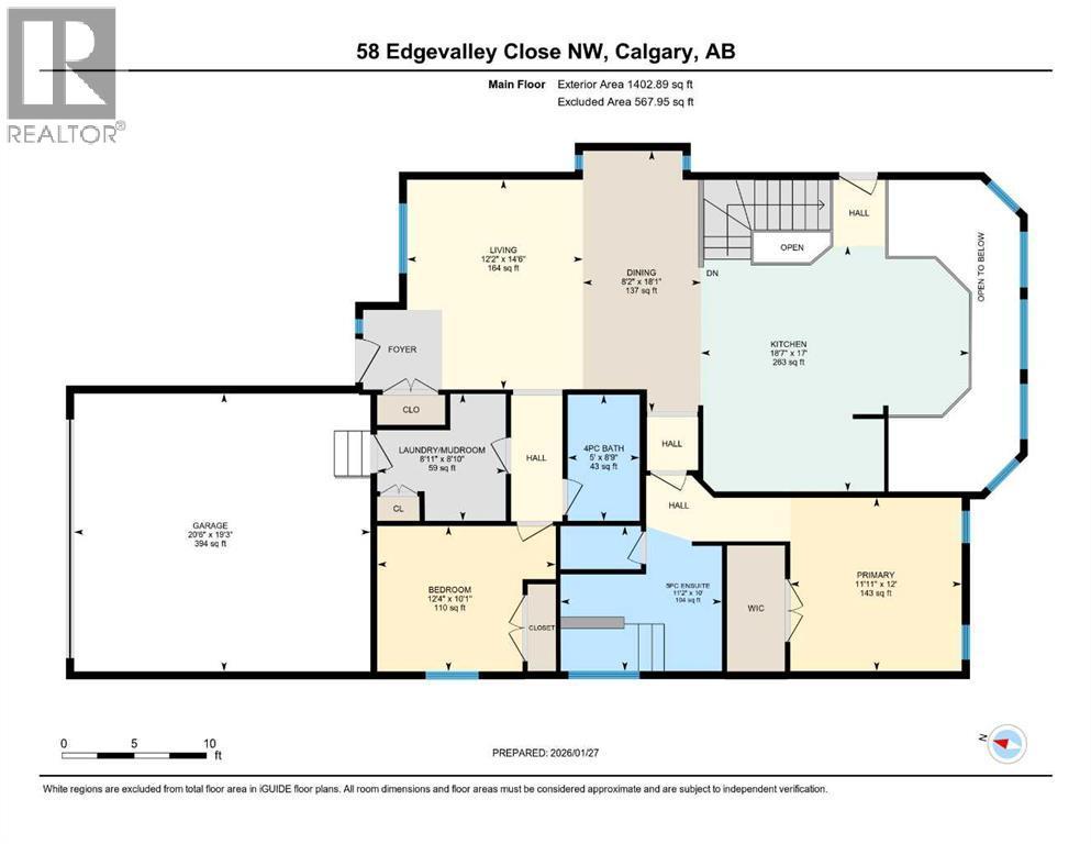 Main Floor Plans - 58 Edgevalley Close Nw, Calgary, AB - Other