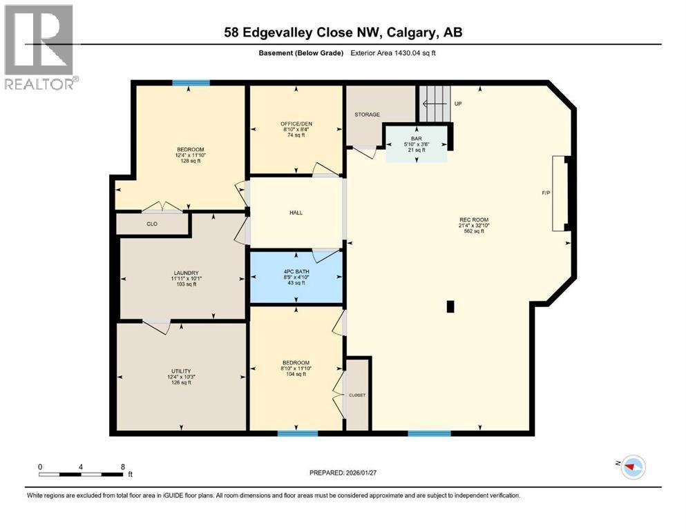 Basement Floor Plans - 58 Edgevalley Close Nw, Calgary, AB - Other