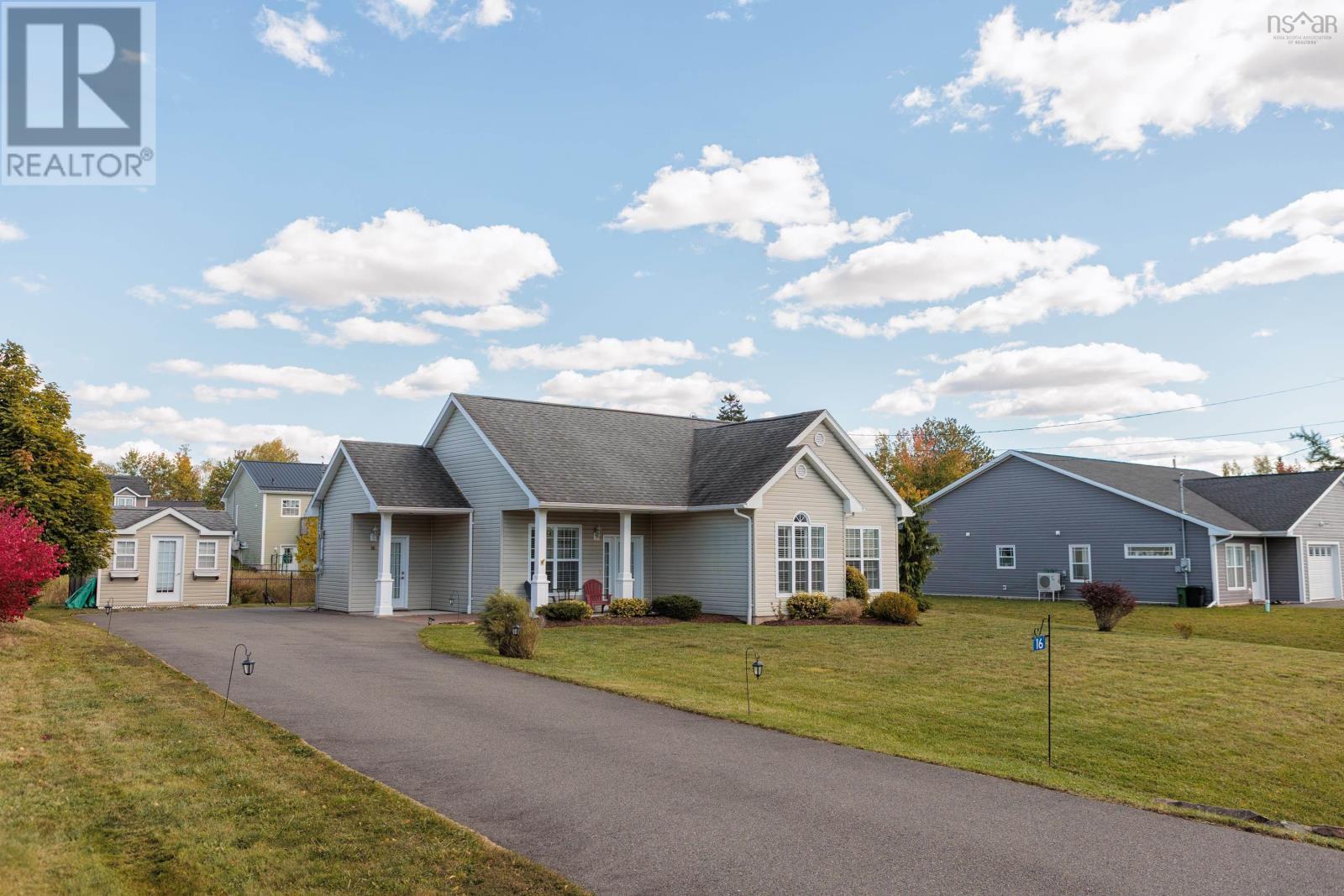 Paved driveway for plenty of cars - 16 Corey Drive, Bible Hill, NS - Outdoor With Facade