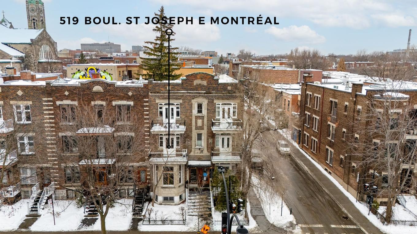 Frontage - 1-519 Boul. St-Joseph E., Montréal (Le Plateau-Mont-Royal), QC - Outdoor With View