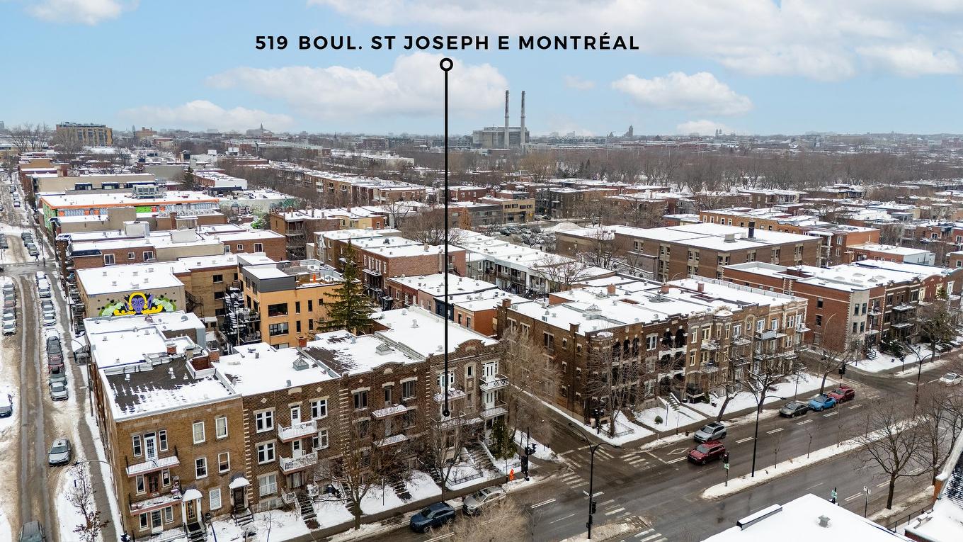 Overall view - 1-519 Boul. St-Joseph E., Montréal (Le Plateau-Mont-Royal), QC - Outdoor With View