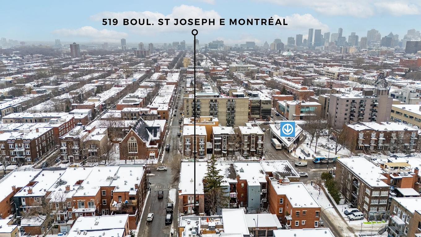 Overall view - 1-519 Boul. St-Joseph E., Montréal (Le Plateau-Mont-Royal), QC - Outdoor With View