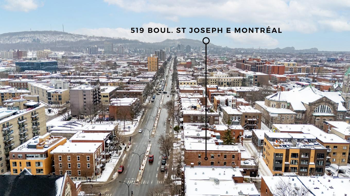 Overall view - 1-519 Boul. St-Joseph E., Montréal (Le Plateau-Mont-Royal), QC - Outdoor With View