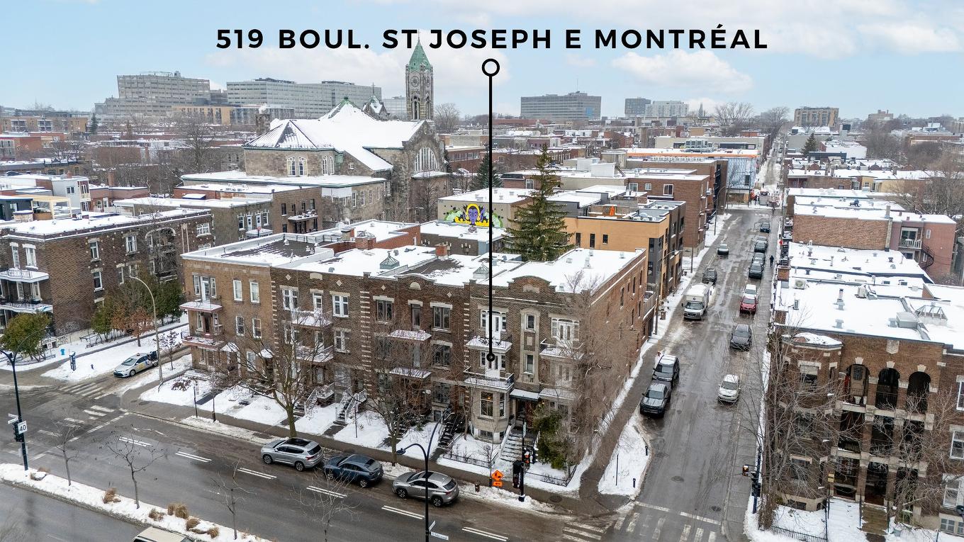 Overall view - 1-519 Boul. St-Joseph E., Montréal (Le Plateau-Mont-Royal), QC - Outdoor With View
