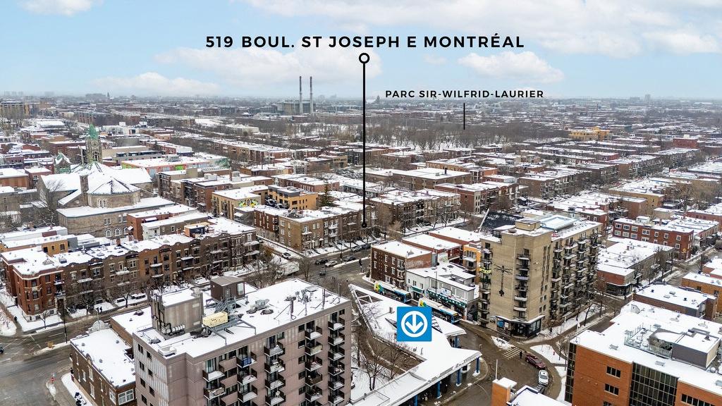 Overall view - 1-519 Boul. St-Joseph E., Montréal (Le Plateau-Mont-Royal), QC - Outdoor With View