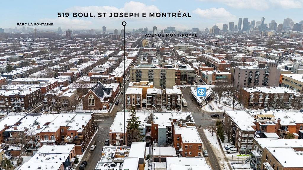Overall view - 1-519 Boul. St-Joseph E., Montréal (Le Plateau-Mont-Royal), QC - Outdoor With View