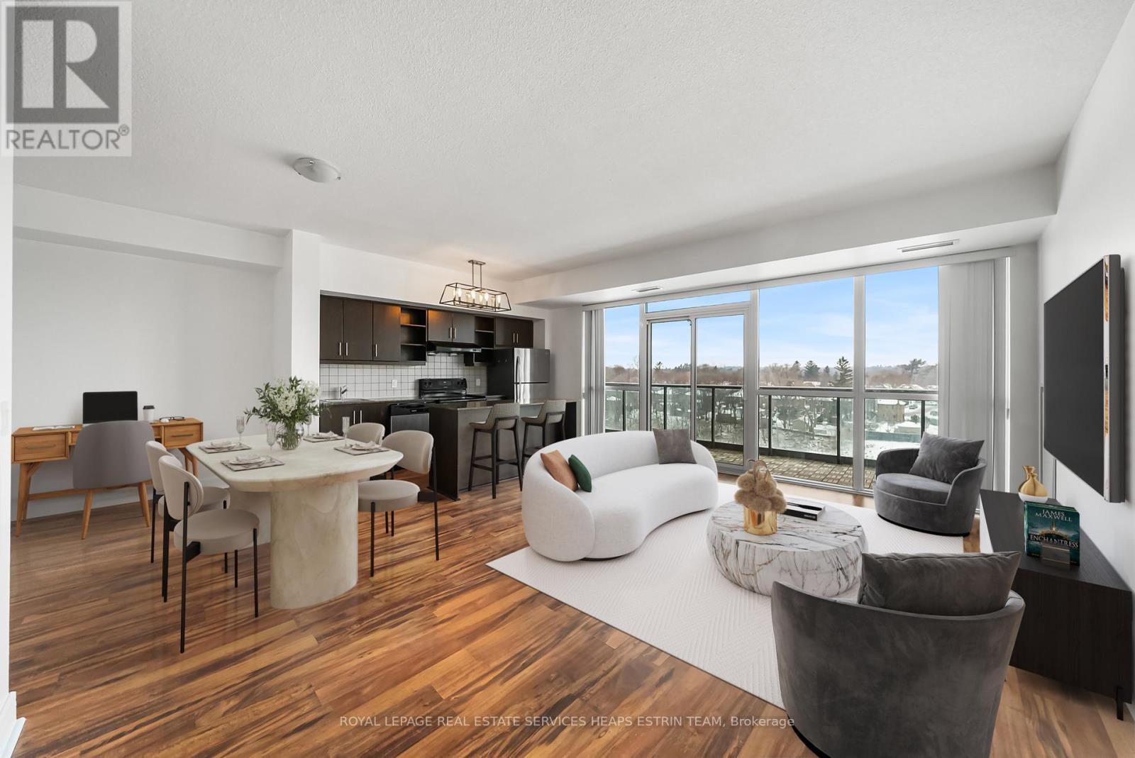 Virtually Staged Picture - 504 - 35 Brian Peck Crescent, Toronto, ON - Indoor