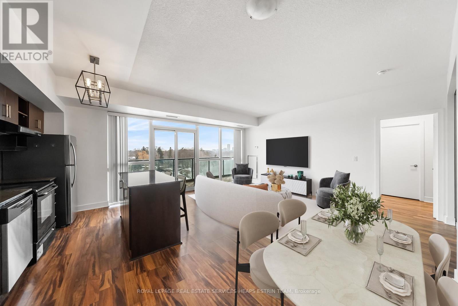 Virtually Staged Picture - 504 - 35 Brian Peck Crescent, Toronto, ON - Indoor