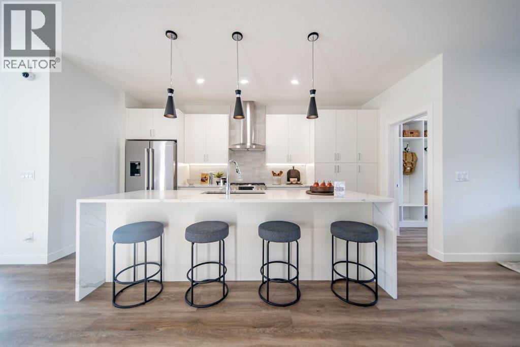 1149 Sailfin Heath, Rural Rocky View County, AB - Indoor Photo Showing Kitchen With Upgraded Kitchen