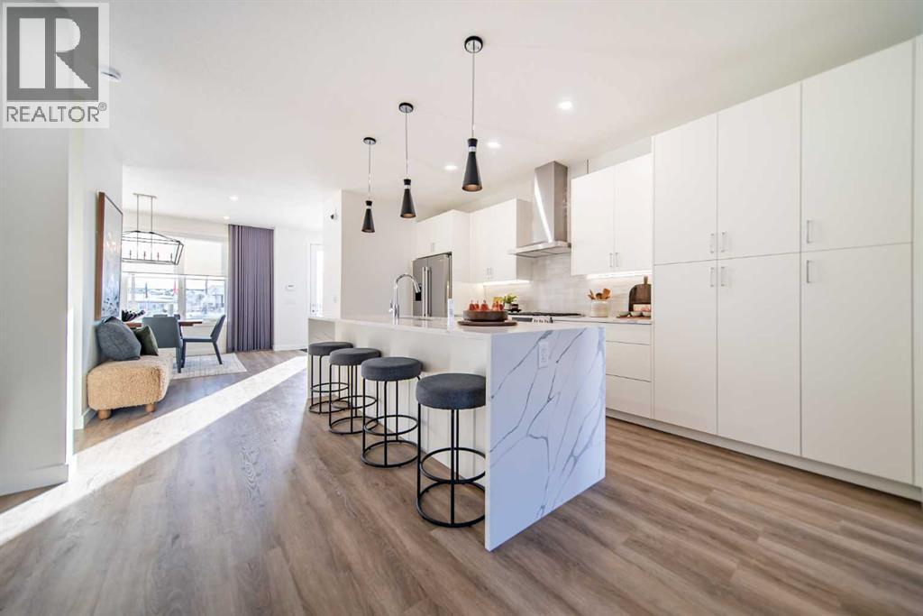 1149 Sailfin Heath, Rural Rocky View County, AB - Indoor Photo Showing Kitchen With Upgraded Kitchen