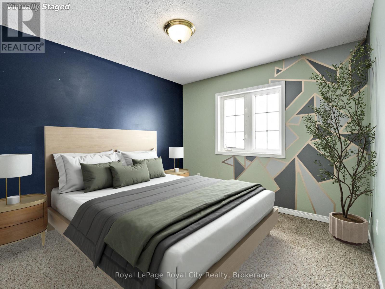 VIRTUALLY STAGED - 47 Schroder Crescent, Guelph (Grange Road), ON - Indoor Photo Showing Bedroom